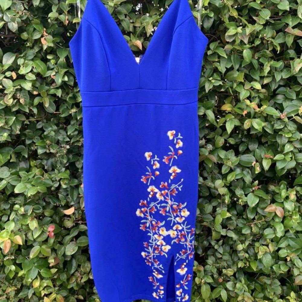 Royal blue dress